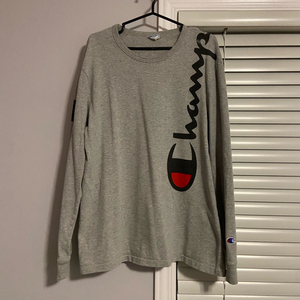 Champion Long Sleeve Tee (Grey)